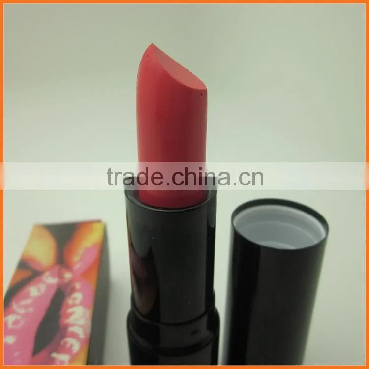 Color box Packing Matte Korea Pure Color Waterproof Lip Stick