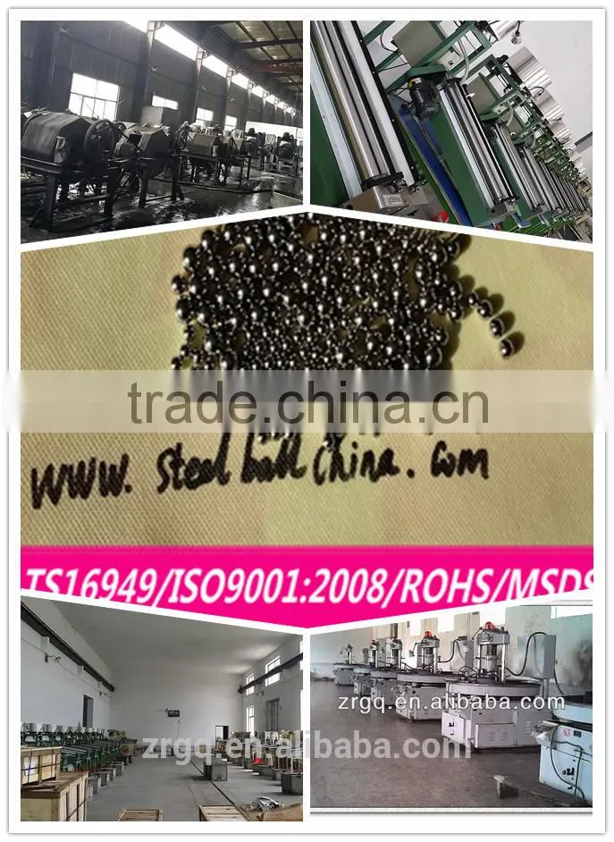 shining zinc plated steel ball with certificate ISO9001/TS16949