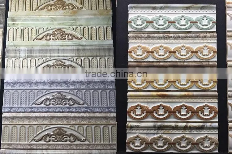 100X300 cheap decorative bathroom ceramic tile borders from Fuzhou