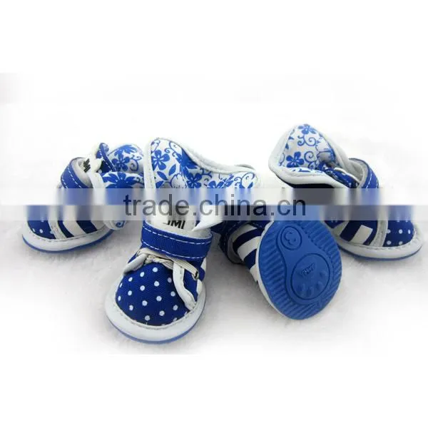 JML latest design durable canvas dog shoes for sale OEM canvas shoes for dog pet