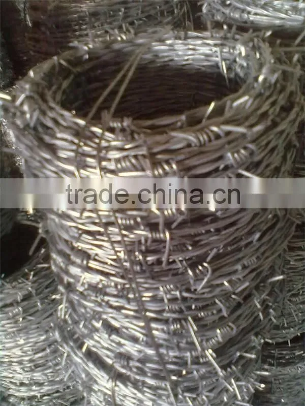 14 gauge galvanized barbed wire