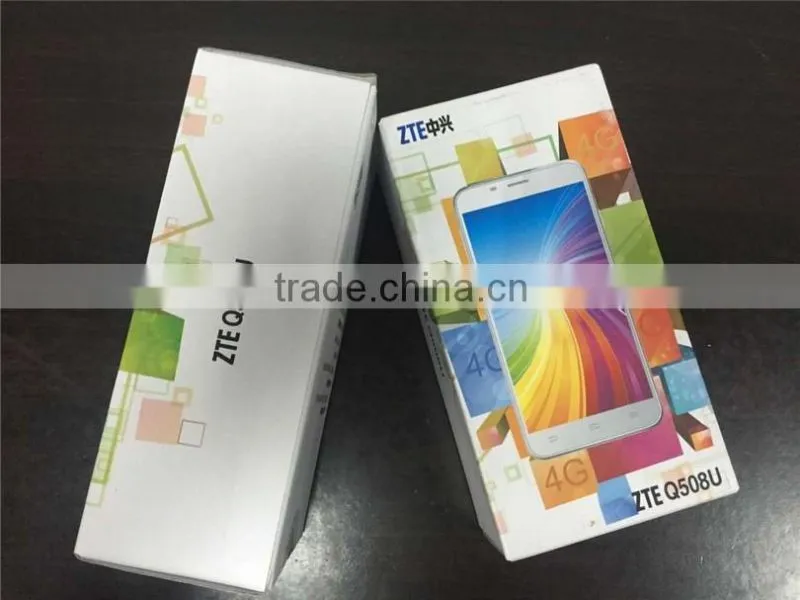 Original ZTE Q508U Android 4.4 Snapdragon 410 Quad Core 1.2Ghz 512MB RAM 4GB ROM 5.5inch 480*854px 3G 4G Dual SIM Smartphone