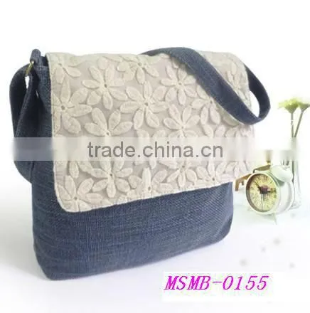 100% linen fabric promotion shopping bag