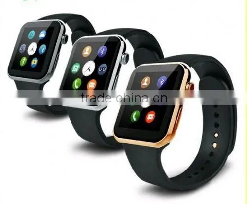 High Quality Touch Capacitive Screen Smart Wrist Watch A9 Heartrate Monitor Smart Watch Android Dual sim