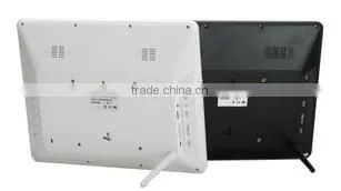 Black White 1280*800 12inch 16:9 Advertising Player with Remote Control