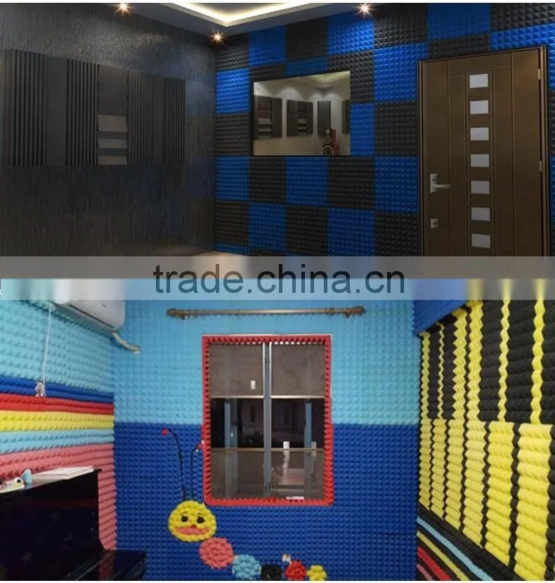 Sound Absorption Egg Crate Self-adhesive Foam Acoustic Panels