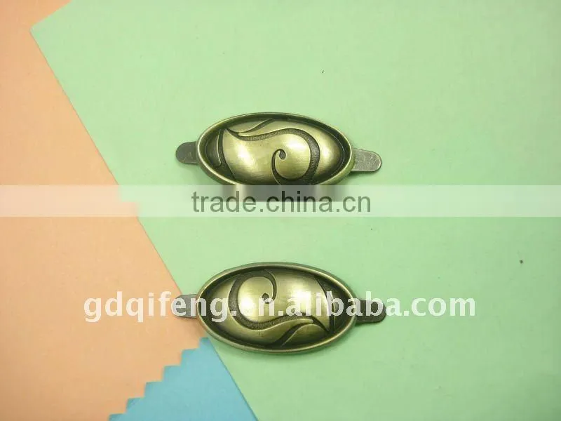 qifeng well design metal shoes lable q-2365