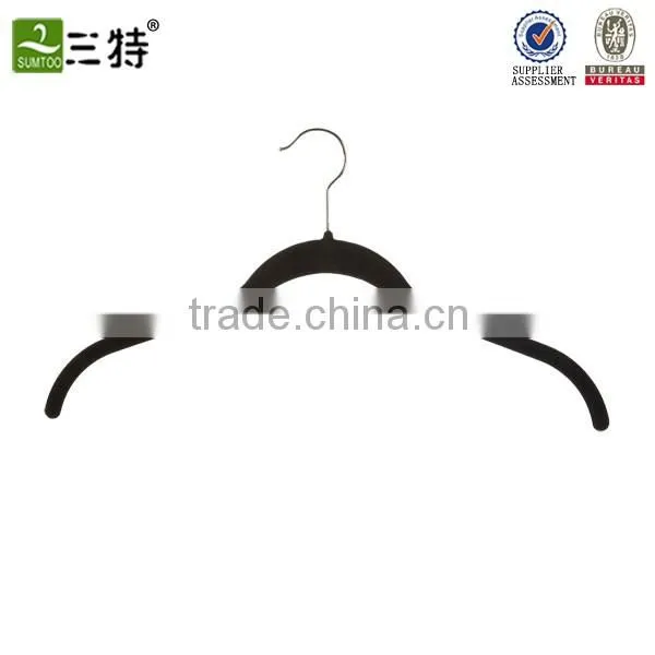 antislip flocked underwear hanger Ivory