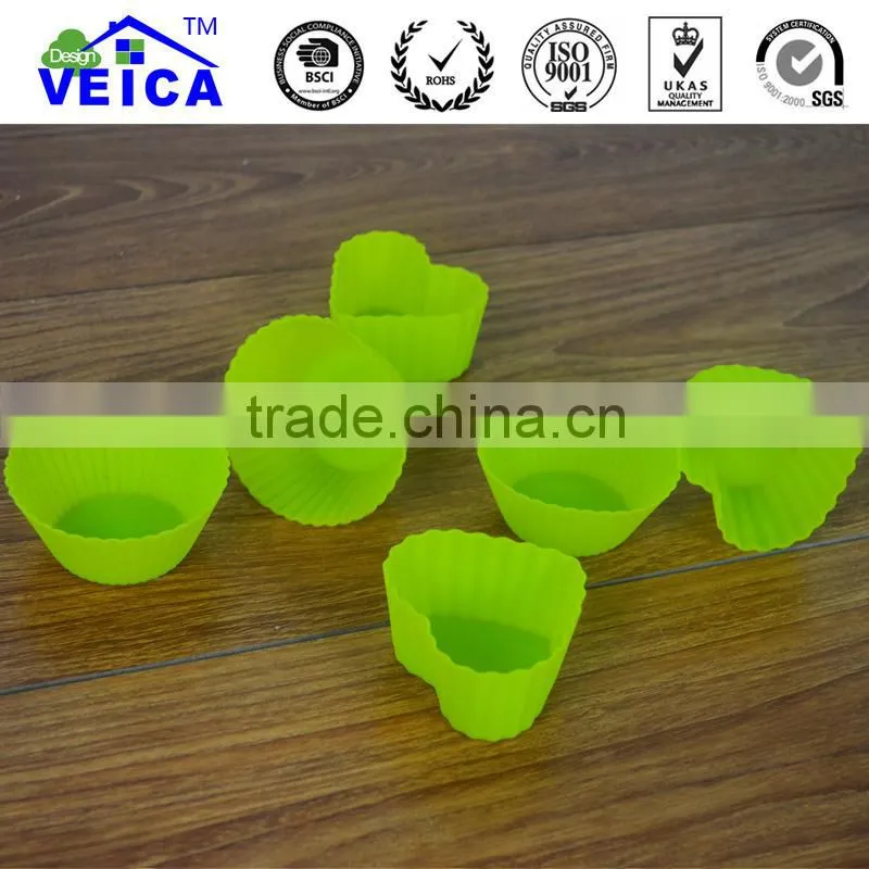 2016 hot sale popular 30 pcs silicone cute kids bakeware