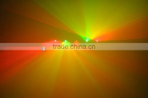 360mW RG Five lens dmx beam disco laser lighting