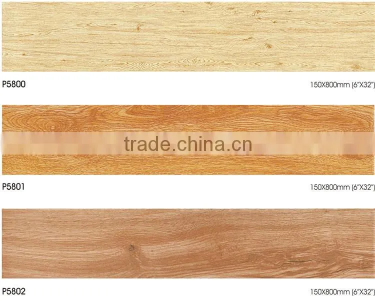 P5800 natural wood floor tile made from ceramic