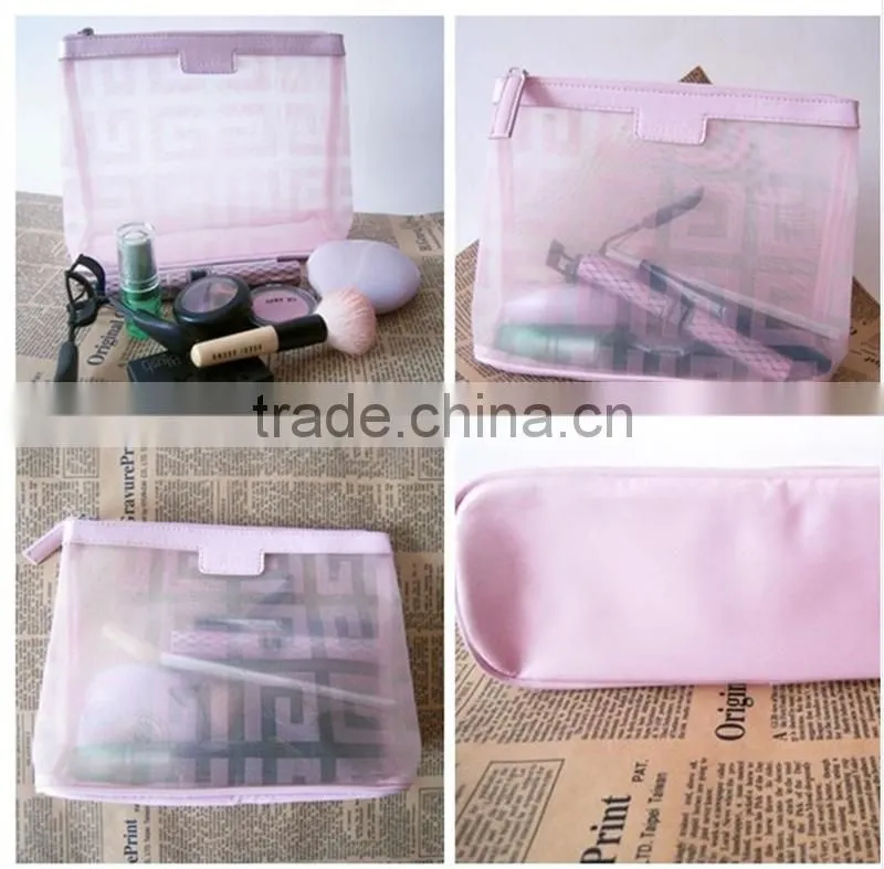 free woven storage male folding cosmetic bag