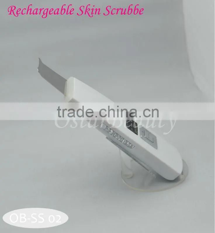 HOTSALE skin scraper skin care spatulas ultrasonic scrubber OB-SS 01