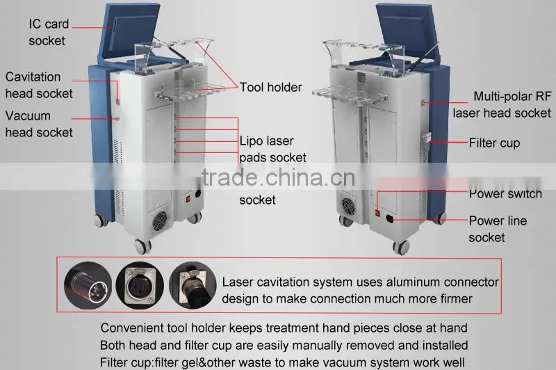 High quality products factory price vacuum lipo laser cavitation machine