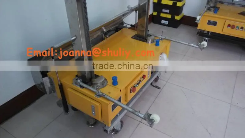 2015 with ISO conveient india wall plastering machine