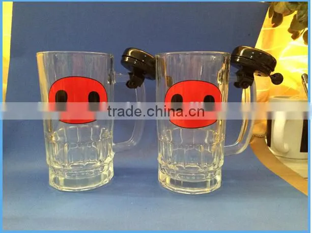 clear glass bottles with handle