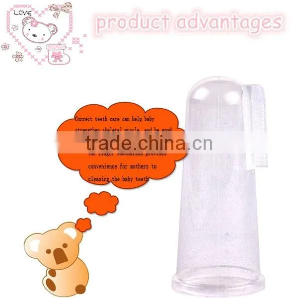 Factory directly sale silicone baby tooth and tongue clean brush