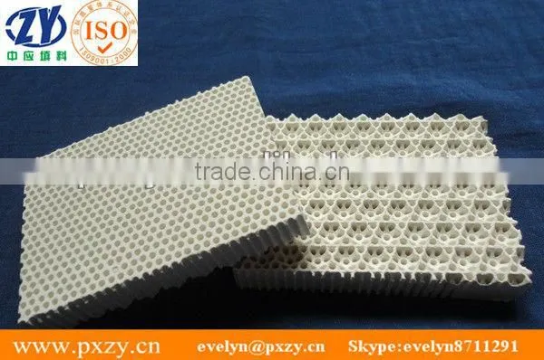 Infrared cordierite honeycomb ceramic plate for BBQ