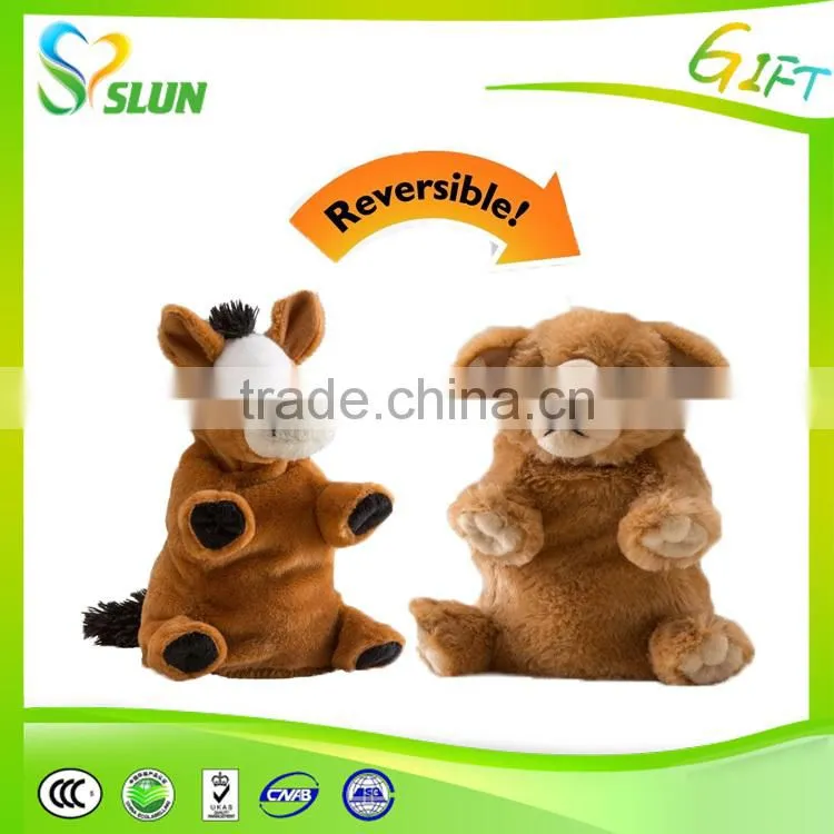 reversible switch plush two stuffed animals in one
