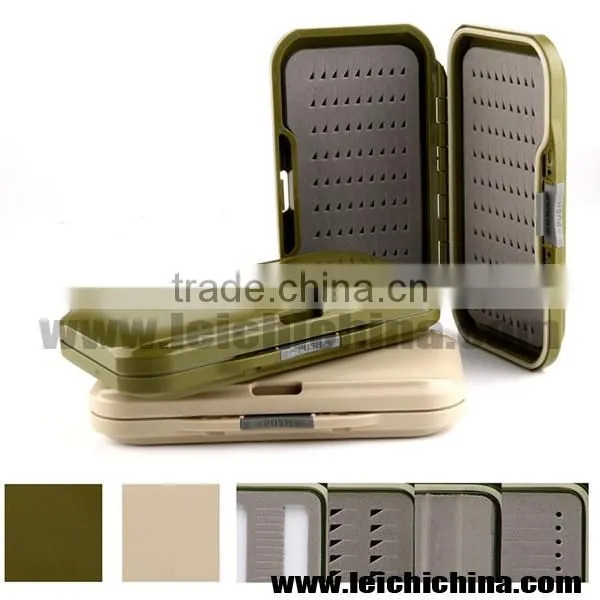 waterproof slim magnetic plastic fly box