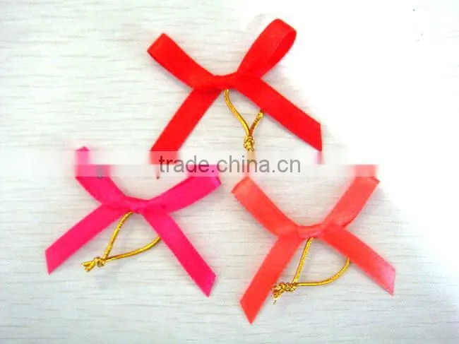 small satin bows/bow charm/pink bow
