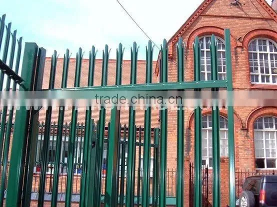W hollow section fence