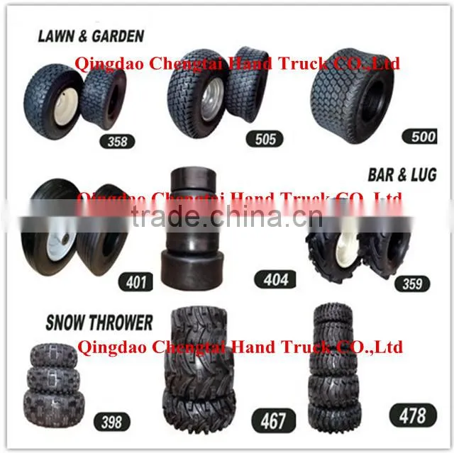 E-certificate small lawn garden tubless tire /wheel