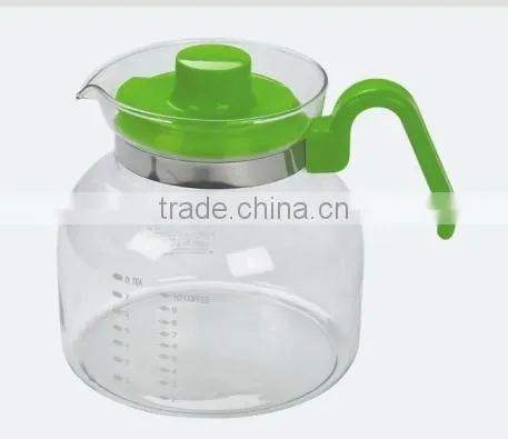 2016 hot sell high quality HGB glass tea pot glass coffee pot