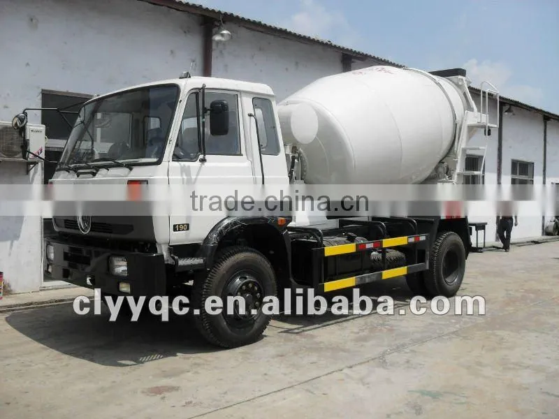 DongFeng 4x2 cement mixer truck capacity 6cbm small mixer truck