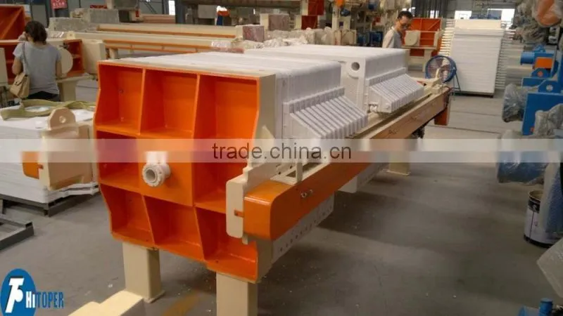 Automatic filter press for paper mill