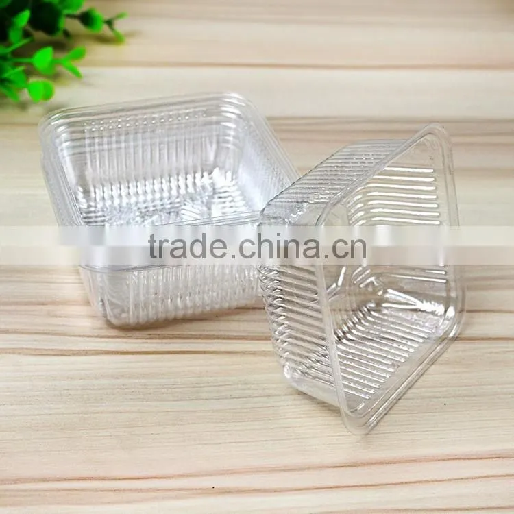 BOPS square plastic inner trays mooncake mini cake packaging