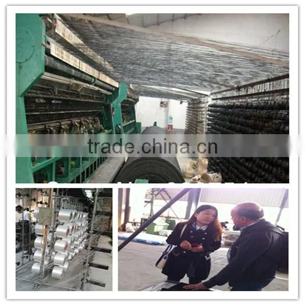 Aluminum shade net,sliver heat control carport shading net,sun cover woven knitted shade mesh cloth