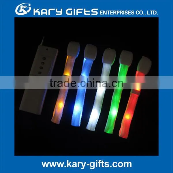 Light up event LED Remote controlled bracelet