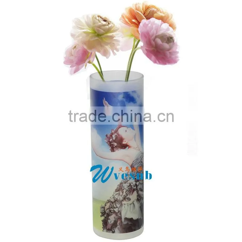 Sublimation Clear Glass Vase