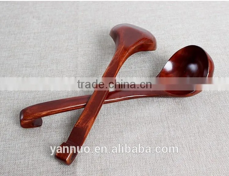 Chinese Wood Soup Spoon For Natural wooden Kitchen Tableware