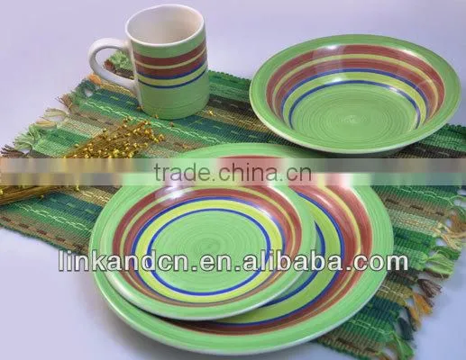 KC-00173/ceramic round dinner set