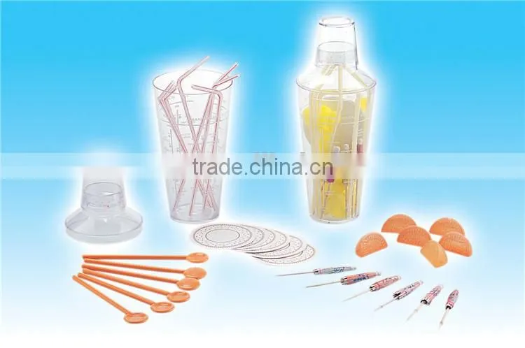 plastic cocktail shaker