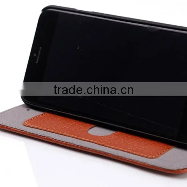 For iphone6 leather flip phone case, foldable leather phone cover, pu leather case for iphone6