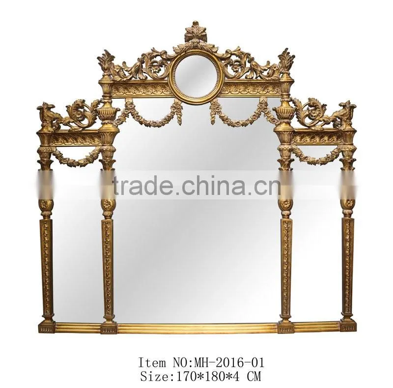 Home/hotel decorative furniture polyresin table mirror