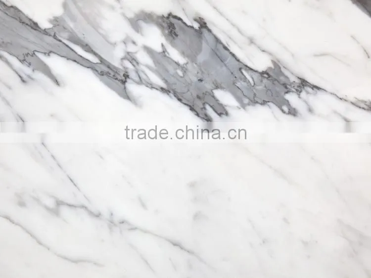 Good quality floor decor natural stone white hexagon marble tiles