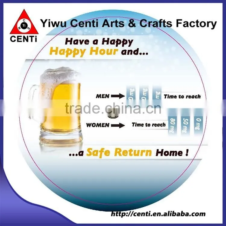 Custom Imprinted Blood Alcohol Concentration 2 Wheel Calculator for safe driving