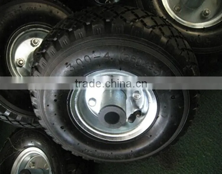 2.50-4 PU foam wheel+spoke for hand trolley hand truck
