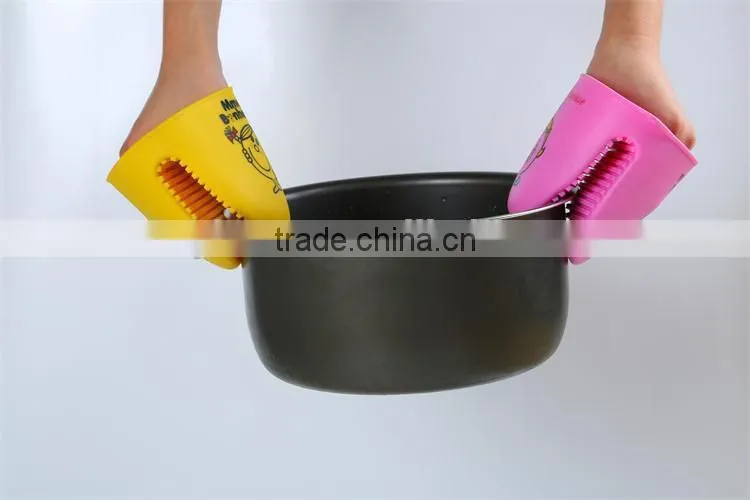 Cute Gloves Household Kitchen Colorful Heat Resistant Silicon Gloves