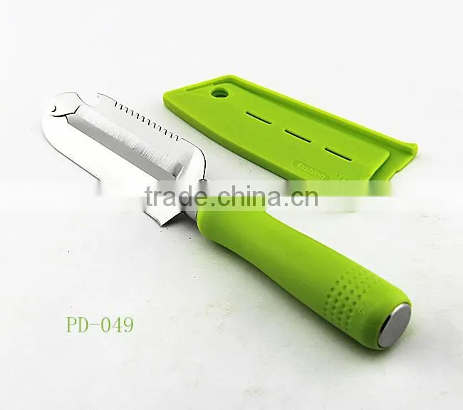 stainless steel vegetable peeler with cover plastic handle vegetable slicer PD-050