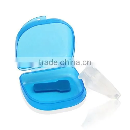 Sleep Apnea Soft Fashion Mouth Guard Anti Snore Mouthpiece Tray Stopper