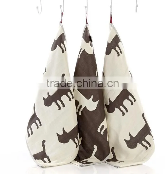 Wholesale Custom Printed Kids Small Airline Hand Towel 100% Cotton