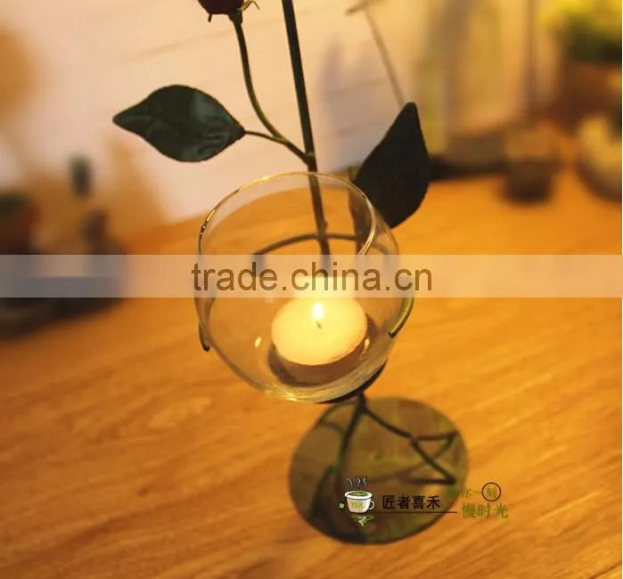 Classic Metal Candle Holder Hanging Lantern Rack For Home Holiday Decoration