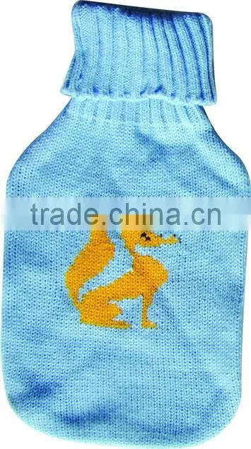 penguin embroidery Hot water bottle cover