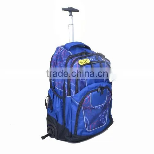 yiwu supplier new hot sell stock rolling backpack