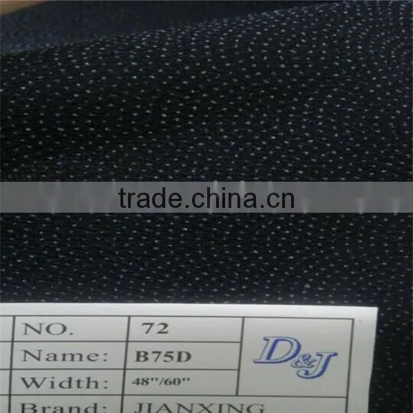 Polyester woven fusing interlining micro dot glue fusible interlining 75D 30D 50D 15D 20D